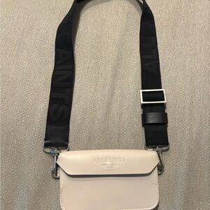 All Saints Zoe Adjustable Leather Crossbody Bag
